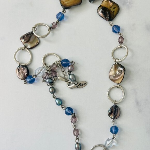 Lia Sophia Vintage Indigo Necklace - Picture 3 of 6